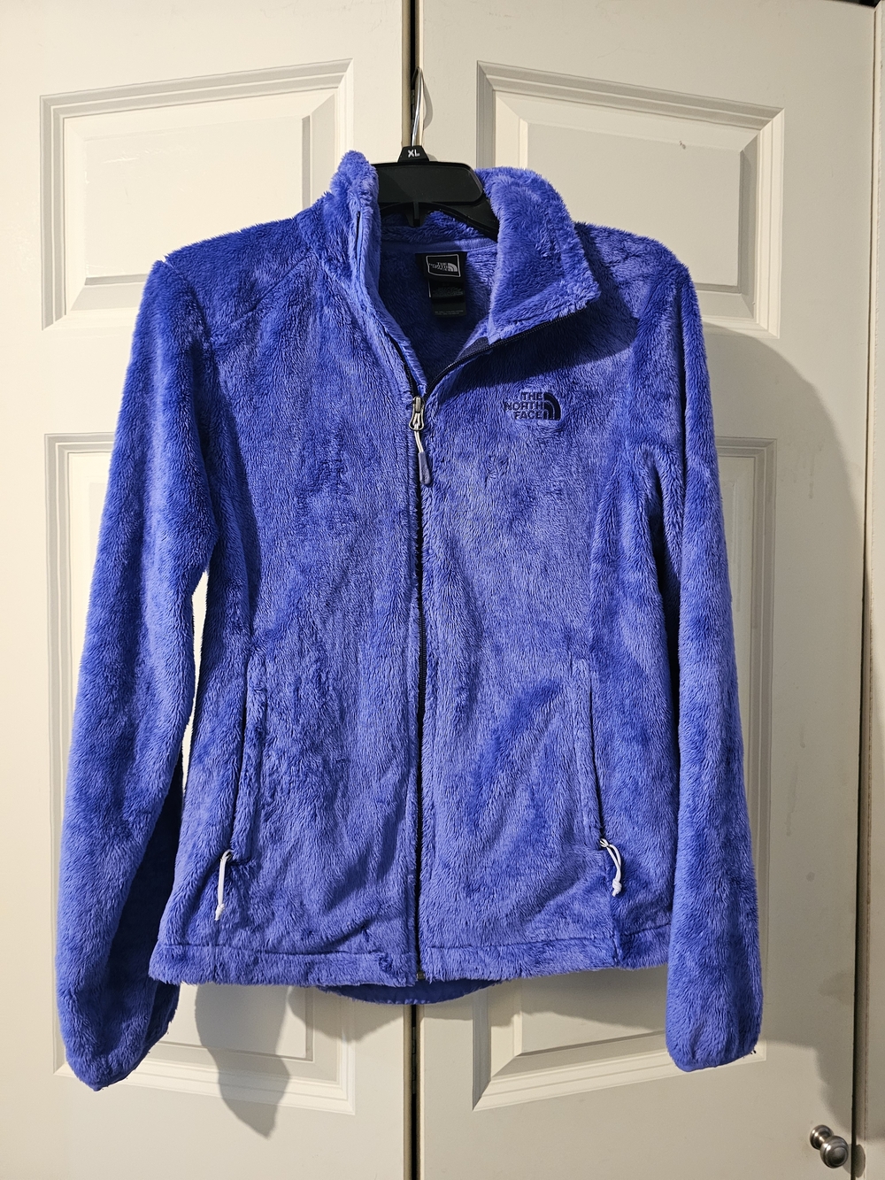 The North Face Women's Plush Full-Zip Teddy Jacket in Royal Purple